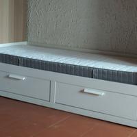 divano letto Ikea struttura e materasso 