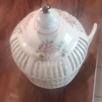 gabbia in ceramica decorativa