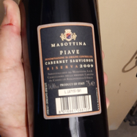 Masottina Cabernet Sauvignon riserva 2009
