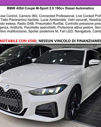 BMW Serie 4 C.19" M-Sport PRO Tetto Navi PDC NEW 