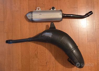 Scarico Completo Originale Kawasaki Kx 125 