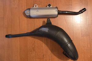 Scarico Completo Originale Kawasaki Kx 125 