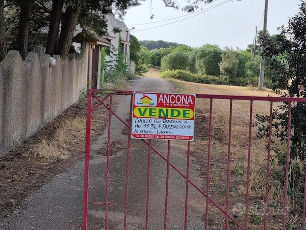 Trullo con terreno annesso di mq.11347