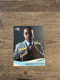 Cartolina Autografo Giancarlo Esposito BreakingBad