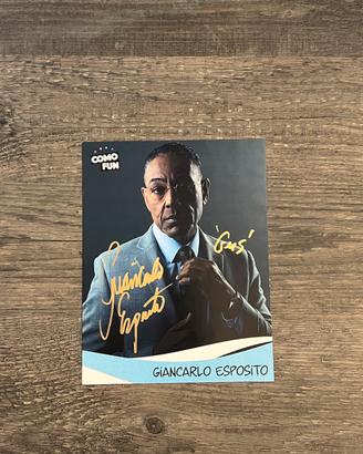 Cartolina Autografo Giancarlo Esposito BreakingBad