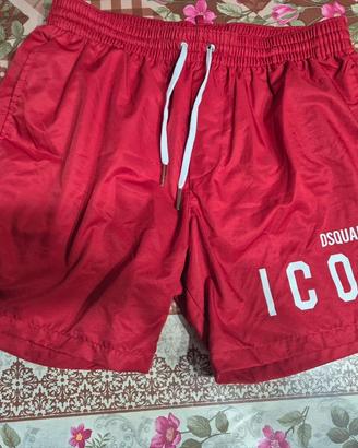 Costume da Bagno DSquared2 ICON Rosso – Taglia XL