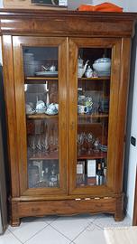 Vetrina antica legno scuro