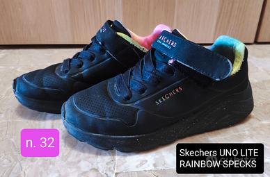 Sneakers Skechers n. 32 UNO LITE RAINBOW SPECKS 