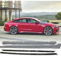 PROFILI LATERALI PER AUDI A7 18- LOOK RS7 IN ABS