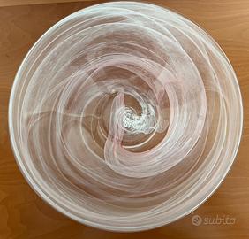 Centrotavola in vetro probabilmente di Murano