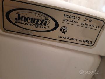 VASCA Jacuzzi whirlpool bath idromassaggio
