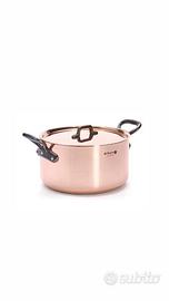 De Buyer 6466.24 Casseruola Rame-Acciaio inox 4.5L