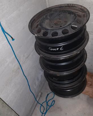 Cerchioni in ferro VW Golf 6