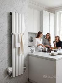Radiatore alluminio design verticale 1800x280 bian