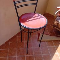 sgabello in ferro