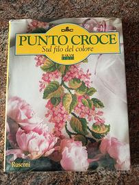 Lotto 3 libri di Punto Croce 
