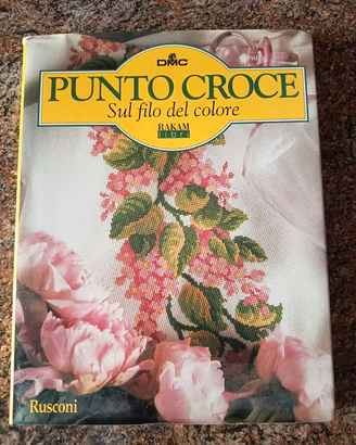 Lotto 3 libri di Punto Croce 