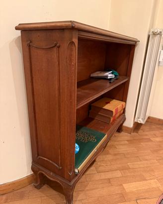 Libreria bassa credenza in legno vintage