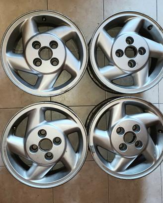 4 CERCHI IN LEGA FORD RS 4X108 R14 SIERRA ESCORT