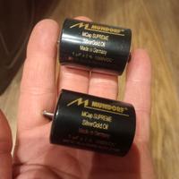 Condensatori 1 uF Mundorf Supreme Silver Gold Oil 