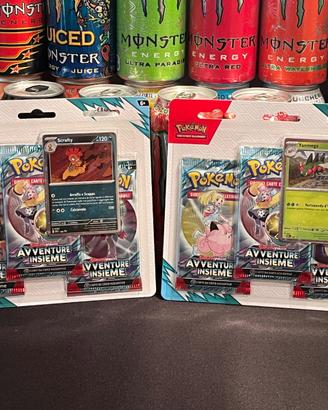 Pokemon Blister Avventure Insieme Yanmega Scrafty