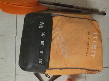 canoa e posti gonfiabile 