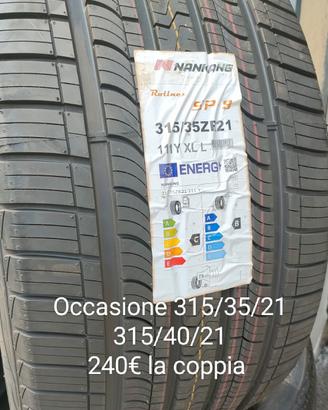 gomme nuove 315/35/21.  315/40/21  Nankang 