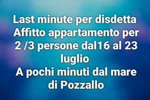 Last minute a Pozzallo
