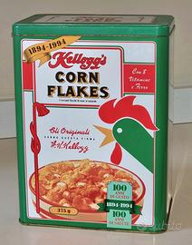 Scatola latta Kellogg's centenario 1894 - 1994