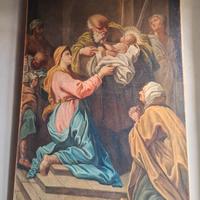 Olio tela dipinto.quadro.anrixo 1600 1700 xvii