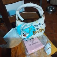 Borsa Braccialini Looney Tunes. Nuova 