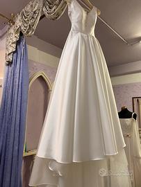 Abito sposa raso