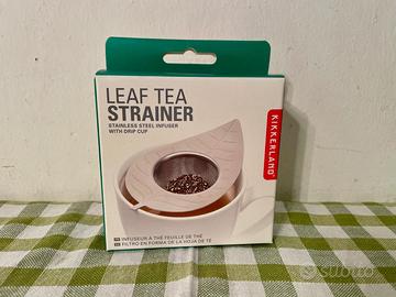 Colino infusore da tè a forma di foglia