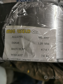Filo saldatura alluminio