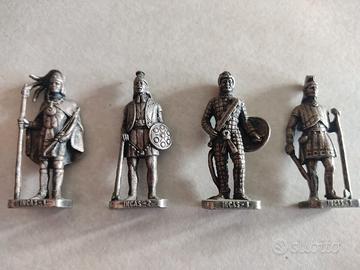 soldatini piombo kinder serie Incas 4 pz