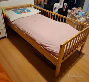 Lettino per bambini IKEA Gulliver con sponde