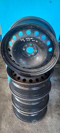 4 cerchi ferro 16 pollici Fiat canale 7 ET 31