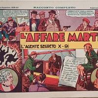 Storico fumetto L'affaire Marten del 1935