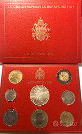 Serie Divisionale VATICANO 2001 XXIII-7 Monete+1Ag