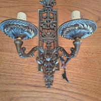 applique da parete vintage in ottone