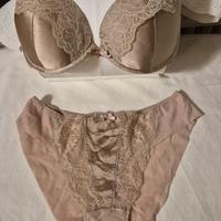 Completo Reggiseno 4B +SLIP seta/pizzo (NUOVO)