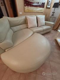 divano in semipelle Poltronesofà
