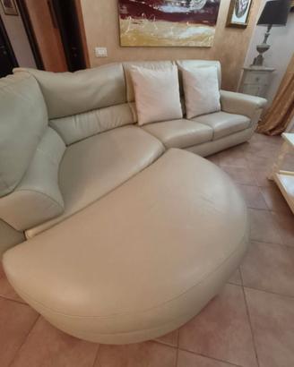 divano in semipelle Poltronesofà