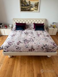 Letto in pelle Poltrona Frau Bluemoon