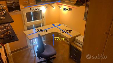 Scrivania da camera studio