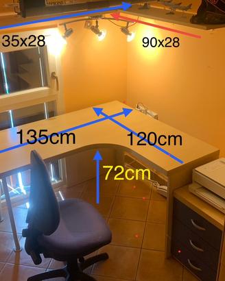 Scrivania da camera studio