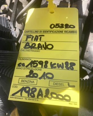 MOTORE COMPLETO FIAT Bravo 2° Serie 198A2000 198A