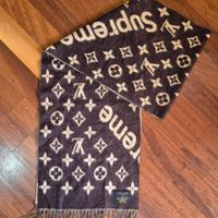Louis vuitton x supreme sciarpa 