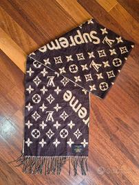 Louis vuitton x supreme sciarpa 