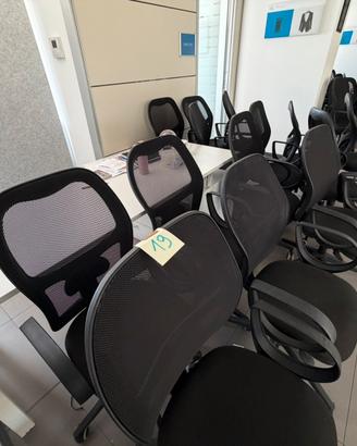 STOCK 36 sedie ufficio ergonomiche pari al nuovo!